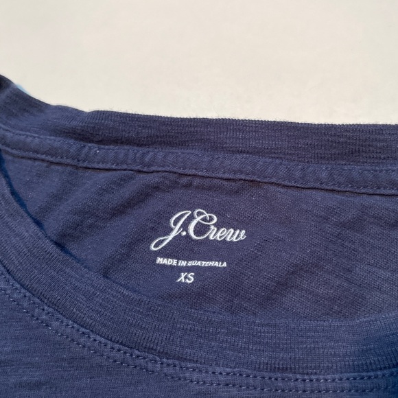 💎J Crew navy blue Fashionably Late T-shirt - Picture 8 of 11